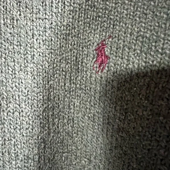 Polo by Ralph Lauren Men’s XL Green Sweater With Burgundy Pony Logo - Picture 3 of 11